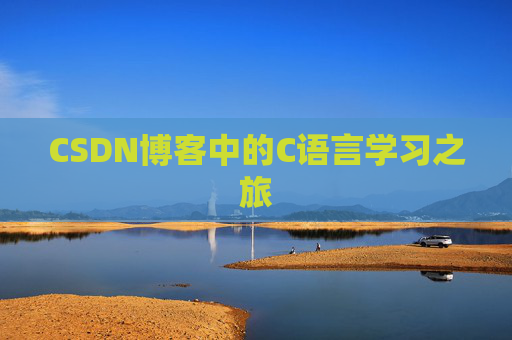 CSDN博客中的C语言学习之旅